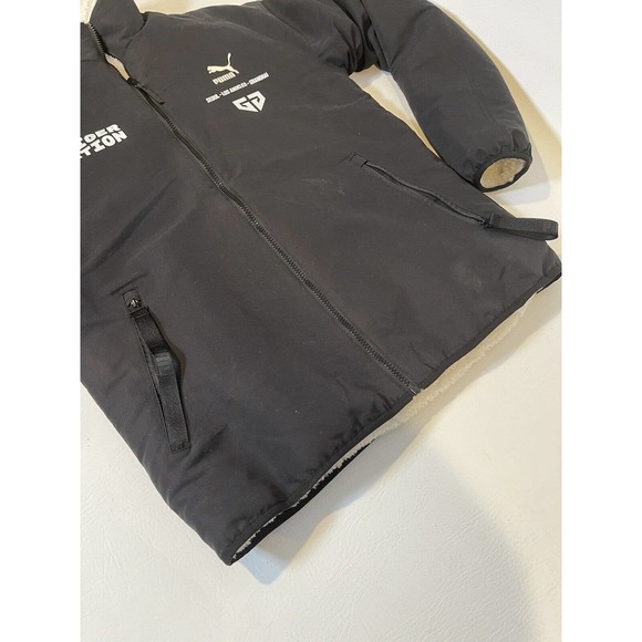 Puma Tiger Nation Fleece Lined Jacket. Black. No Size Tag But Fits Like Small. - Picture 7 of 11
